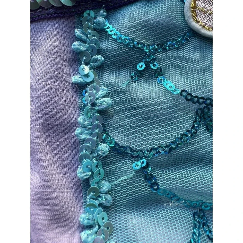 Los Angeles Boutique Tutu Leotard Dance Dress Up Party Outfit Mermaid Sequin 4-5